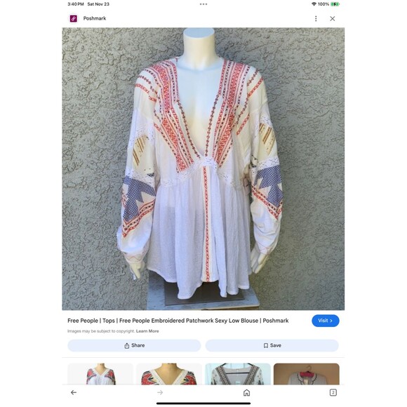 UMGEE Boho Floral Print Kimono Colorful Open Front Cardigan Womens S/M - Picture 7 of 7